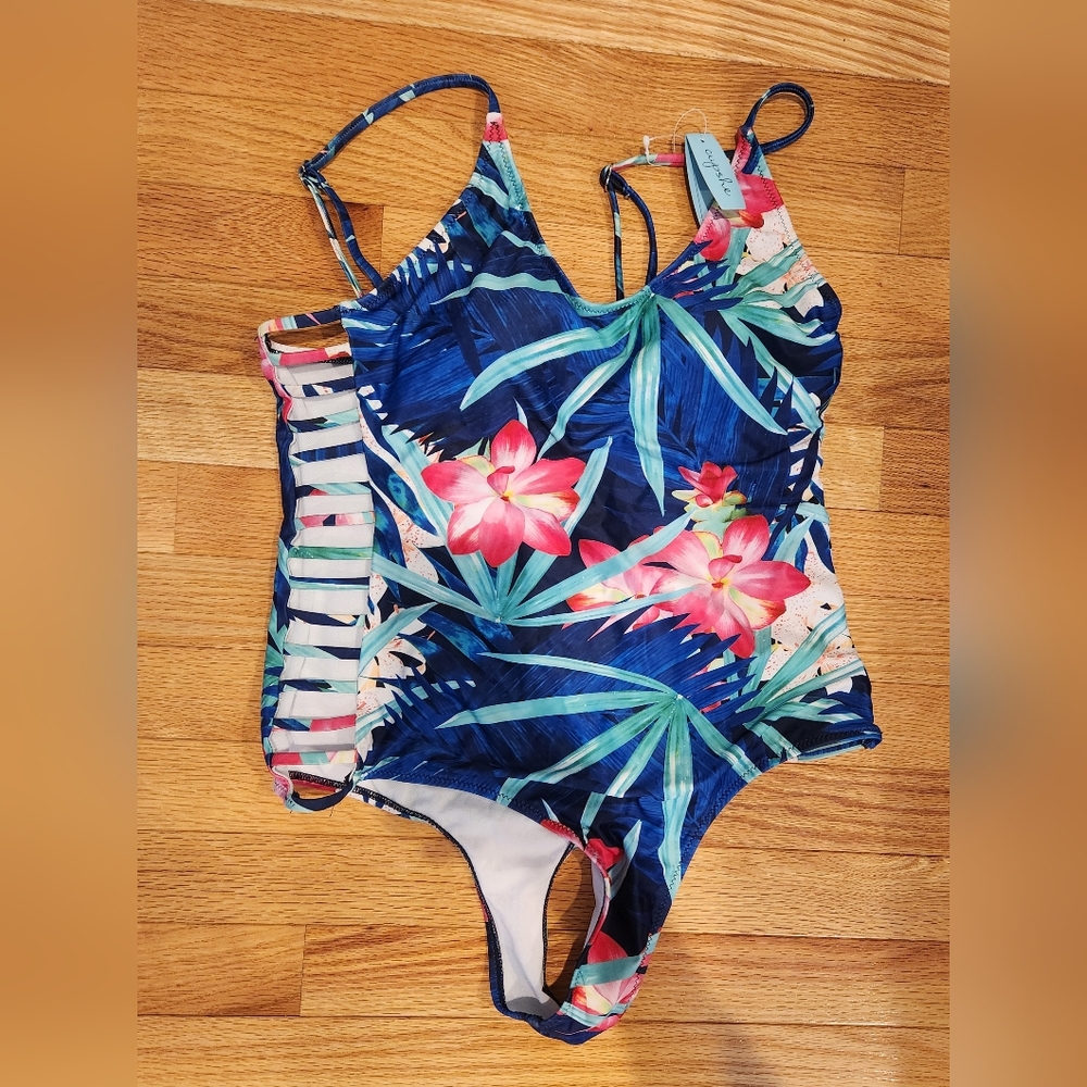 Cheeky Gal floral one-piece swimsuit